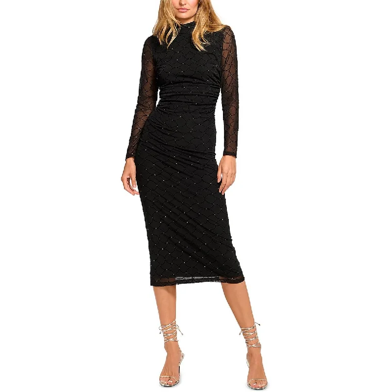 women's lightweight dressesRamy Brook Womens Midi Embellished Bodycon Dress