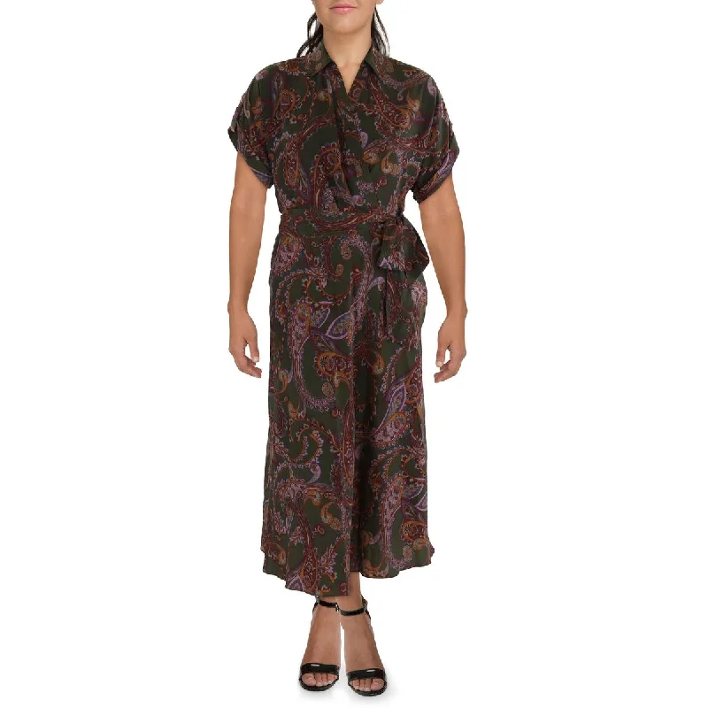 Pearl DressLauren Ralph Lauren Womens Paisley Midi Midi Dress