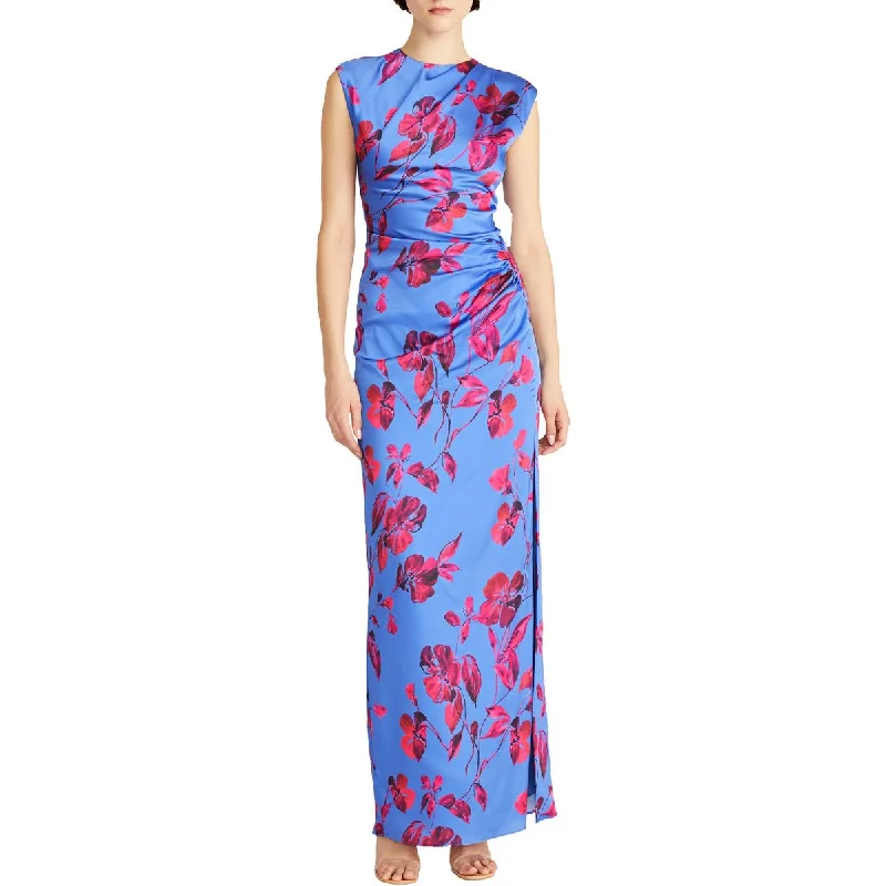 women's made-to-order dressesML Monique Lhuillier Womens Split Hem Full Length Midi Dress