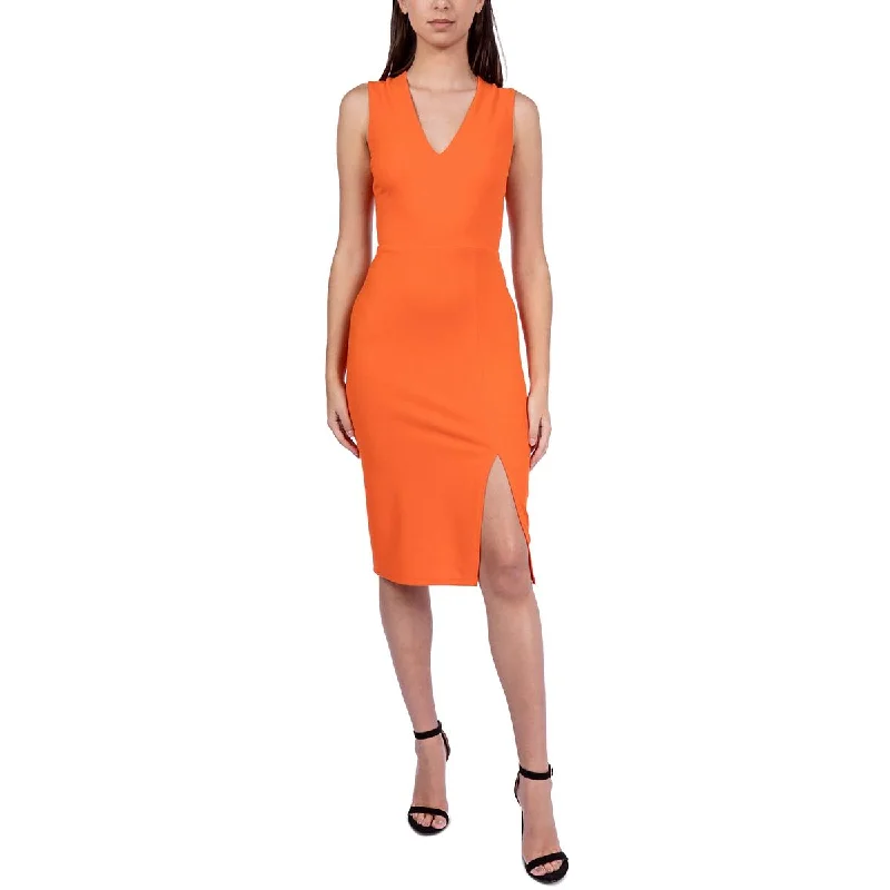 women's one-shoulder dressesBee Darlin Womens Juniors Criss-Cross Back Knee-Length Bodycon Dress