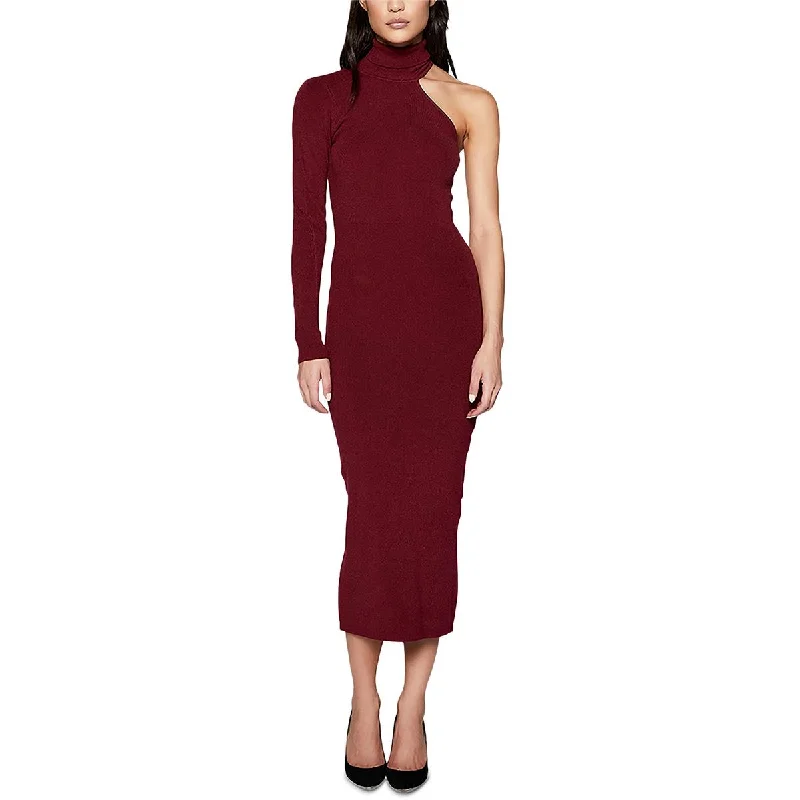 women's shift dressesBardot Womens Turtleneck Midi Sweaterdress