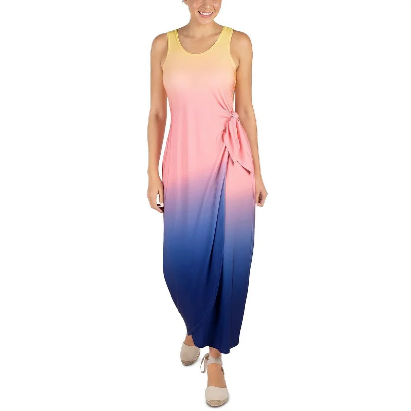 women's bespoke dressesSignature By Robbie Bee Womens Ombre Mid-Calf Midi Dress