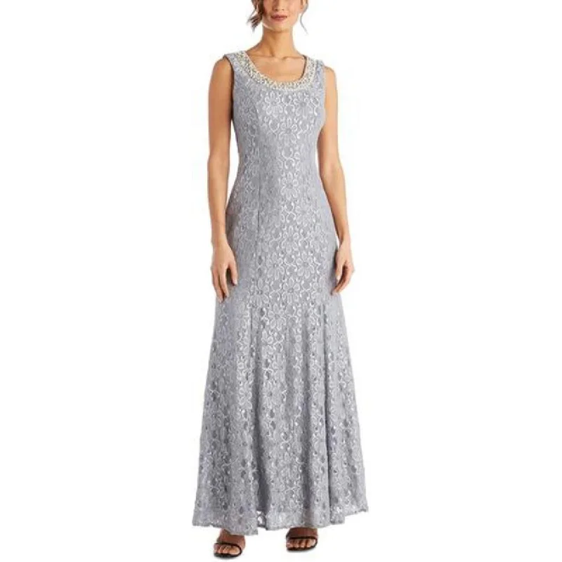 Lace DressR&M Richards Womens Lace Embellished Evening Dress