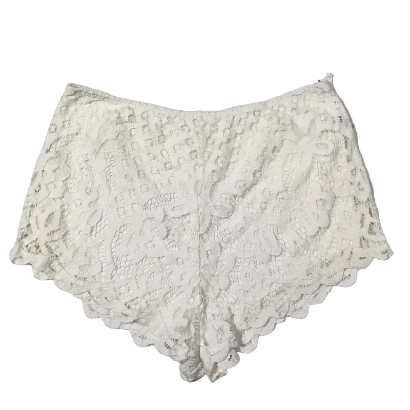 women's multi-pocket shortsWhite Shorts Free People, Size Xl