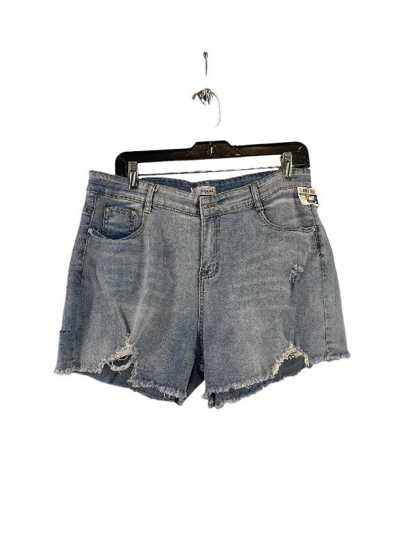 women's wool shortsBlue Denim Shorts Clothes Mentor, Size 2x