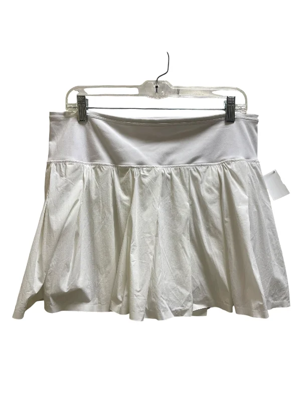 women's casual skirtsAthletic Skirt By Joy Lab In White, Size: Xl