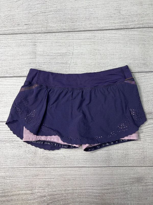 women's striped skirtsAthletic Skirt Skort By Lululemon In Purple, Size: 6