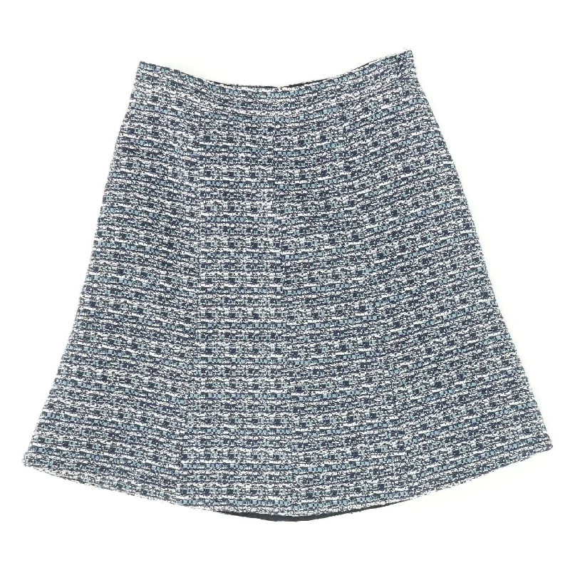 women's stretch skirtsBlue Graphic Mini Skirt