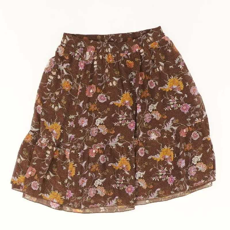 women's travel-friendly cocktail skirtsMulti Floral Mini Skirt