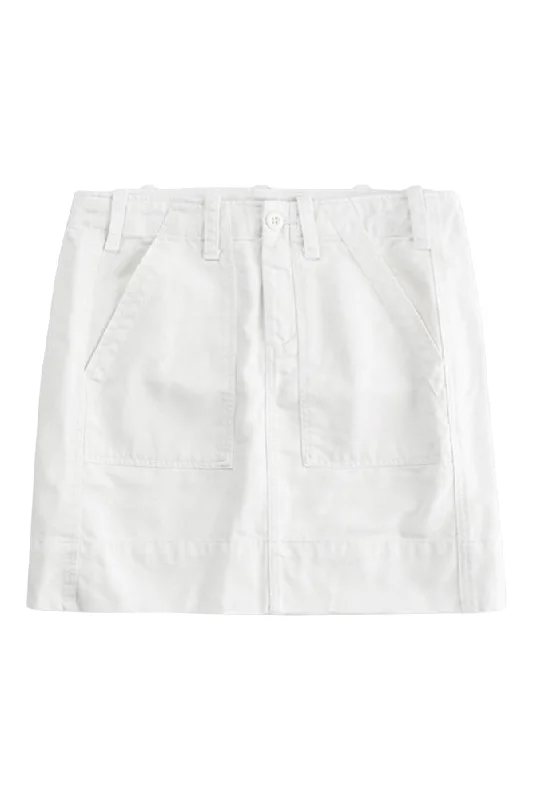 women's wrap skirtsG1 Jane Mini Skirt in White