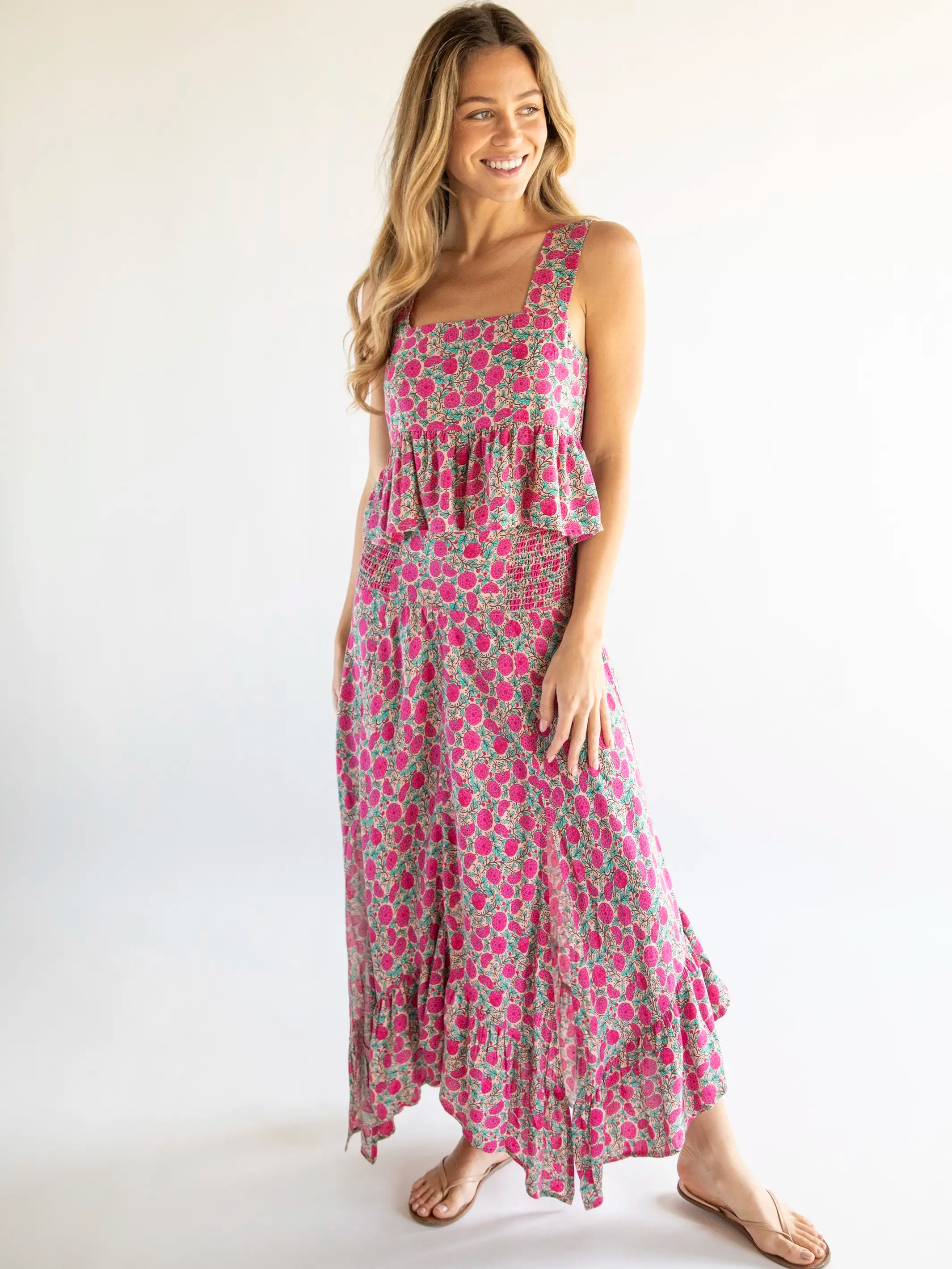 women's A-line skirtsGood Vibes Skirt - Pink Puff Floral