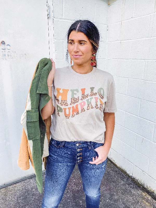 women's eco-friendly dressesHello Pumpkin Graphic Tee