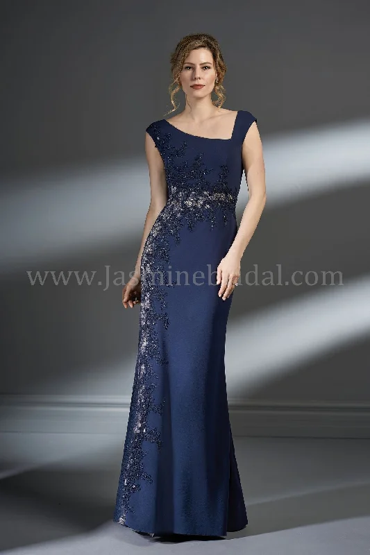 women's limited-edition dressesJade Couture K198062 Stretch Crepe & Lace Gown