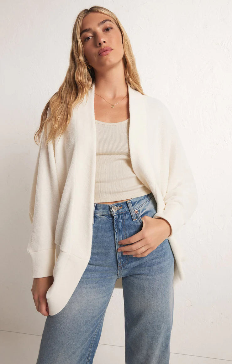 women's ruffle dressesZ Supply Sandstone Fleece Cardigan